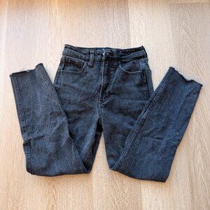 Hollister Black Straight Denim Jeans